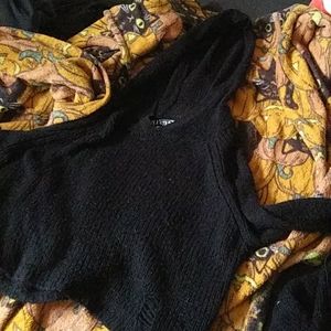 Shock me knit hoodie